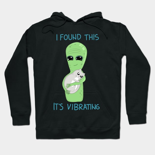 Alien and Cat Hoodie by valentinahramov